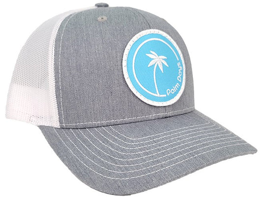 Blue Sky Heather Grey Trucker Hat